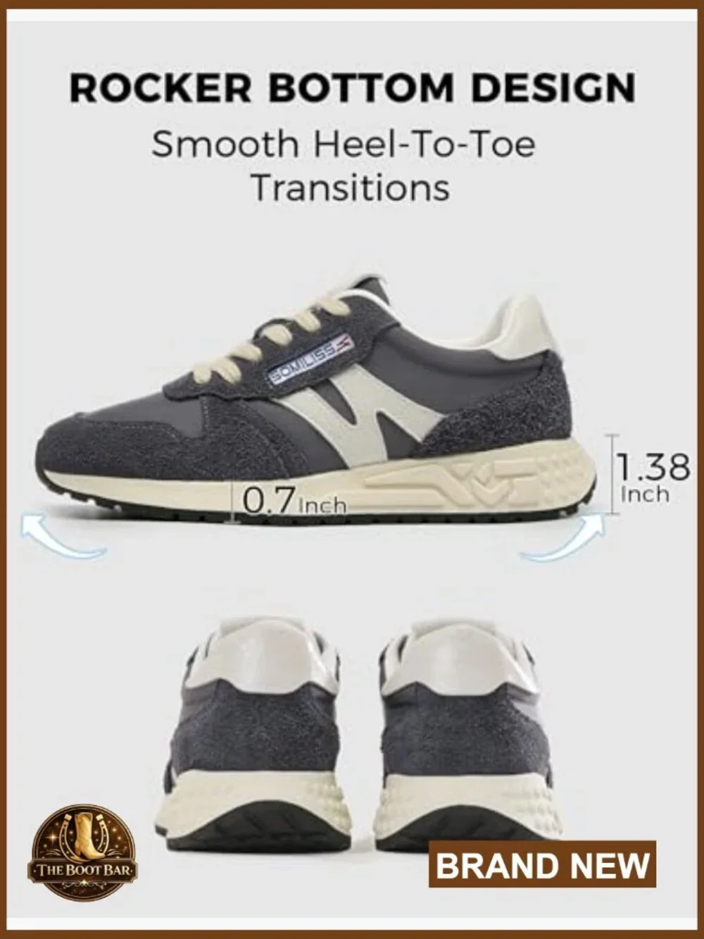 Women's Lace Up Suede Retro Sneakers - Comfortable Walking Shoes